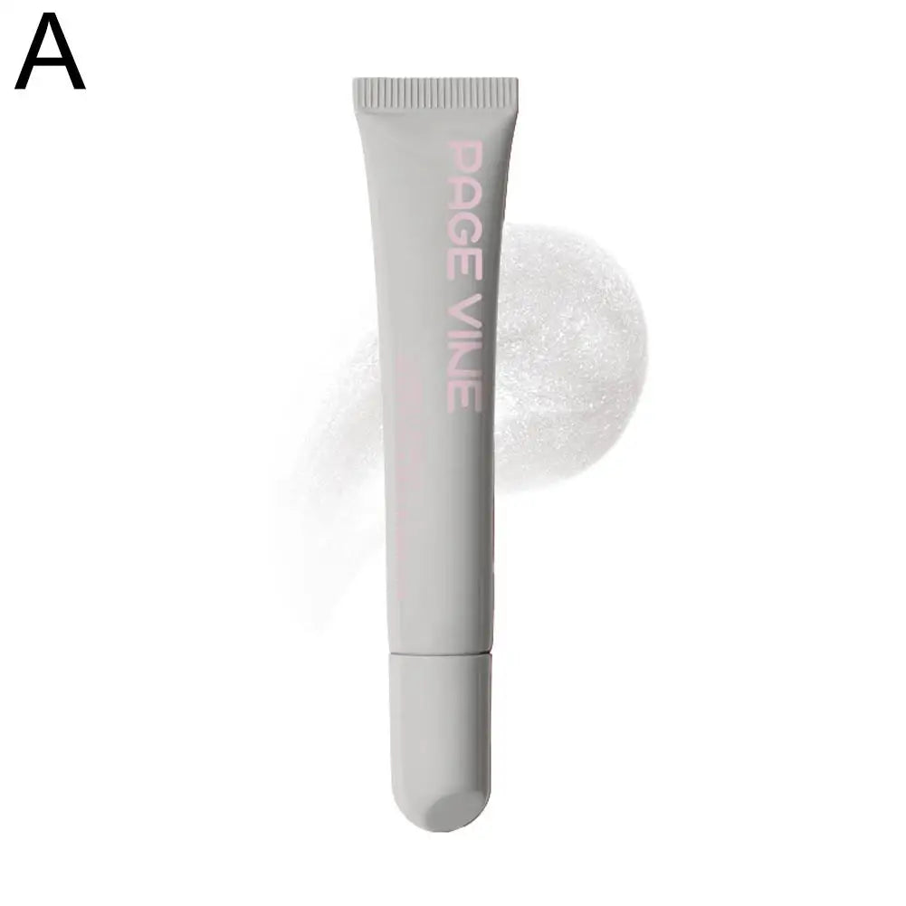 PAGE VINE Lip Gloss Summer Lip Moisturizer Lip Balm Smoothing Lip Lines Nourishing Makeup Daily Lip Care For Women 8 Colors