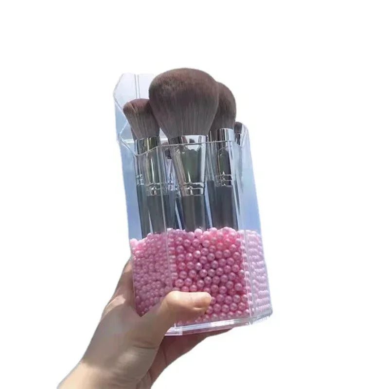 14pcs Gray High Light Makeup Brush Set, Facial Tool with Super Soft Hair for Beauty Makeup, Complete Set of Brushes Eyelashes