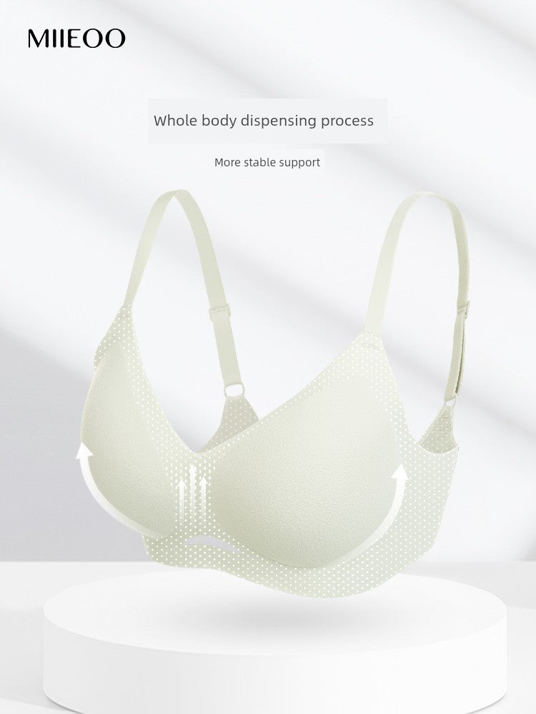 Secret Words Young Adult Bra Thin Cup Wireless Bra Soft Support Breast Holding Small Chest Gathered without Trace Ladies Intimates