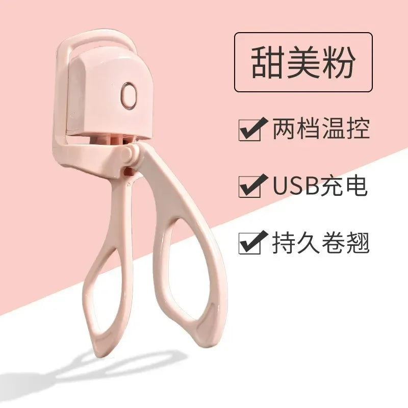 Lasting Lash Curler Tool Naturally Curled Electric Eyelash Curler Intelligent Temperature Control Styling Make Up Eyelashes Curl